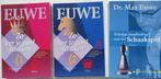Schaakboeken Euwe drie stuks, Euwe, Ophalen of Verzenden, Zo goed als nieuw, Overige onderwerpen