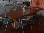 Eetkamer tafel met 6 stoelen., Huis en Inrichting, Ophalen, Gebruikt, Modern