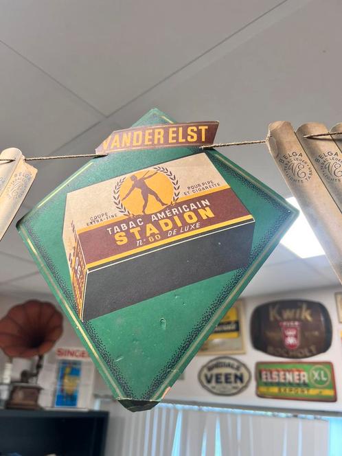 Belga vanderelst tabac americain stadion oud, Verzamelen, Merken en Reclamevoorwerpen, Ophalen