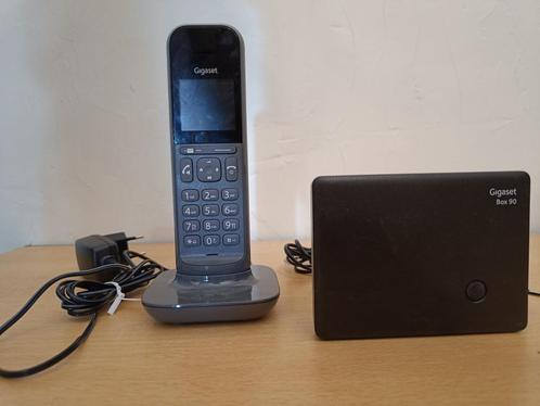 Gigaset DECT telefoon CL390 handset en Box 90 basisstation, Télécoms, Téléphones fixes | Combinés & sans fil, Comme neuf, 1 combiné