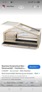 Groot konijn/cavia hok, Dieren en Toebehoren, Knaagdieren en Konijnen | Hokken en Kooien, Ophalen, Gebruikt, Hamster, 60 tot 90 cm