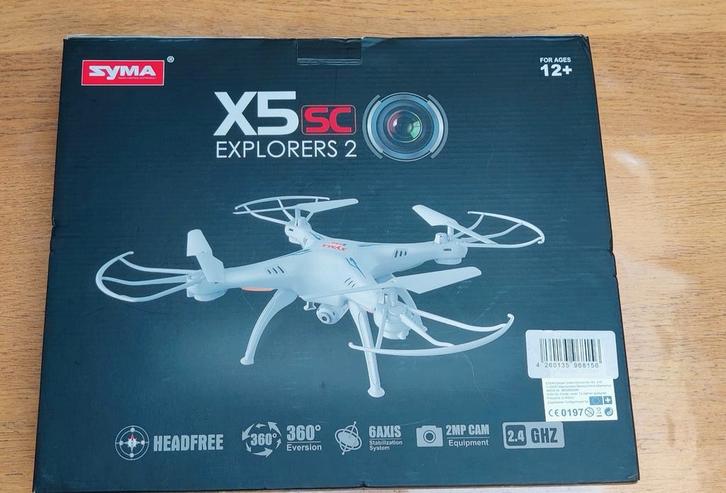 Syma X5sc Explorers 2, Hobby en Vrije tijd, Modelbouw | Radiografisch | Helikopters en Quadcopters, Gebruikt, Ophalen