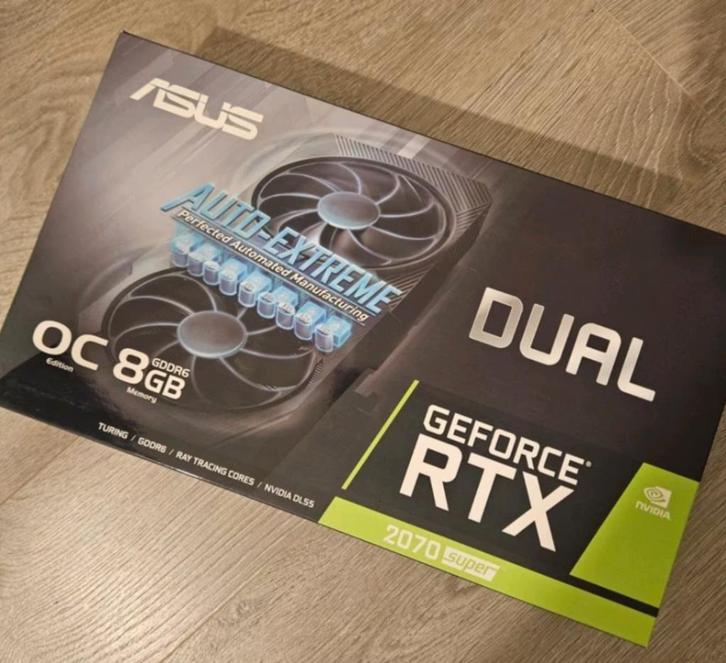 ASUS RTX 2070 SUPER 8gb OC edition, Computers en Software, Videokaarten, Zo goed als nieuw, Nvidia, GDDR6, HDMI, DisplayPort, Ophalen of Verzenden