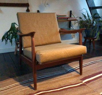 Vintage fauteuil, design zetel, 1 zit De Ster Gelderland beschikbaar voor biedingen