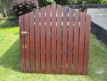 houten tuin poort