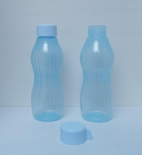 Tupperware « X-TremAqua Bottel » 500 ml - Lichtblauw - Promo, Huis en Inrichting, Keuken | Tupperware, Nieuw, Bak of Kom, Blauw