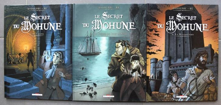 BD Le Secret du Mohune série 3 tomes, Boeken, Stripverhalen, Gelezen, Meerdere stripboeken, Ophalen of Verzenden