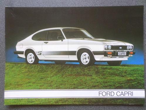 Ford Capri WIT NL 08-1980 Brochure, Boeken, Auto's | Folders en Tijdschriften, Ford, Ophalen of Verzenden