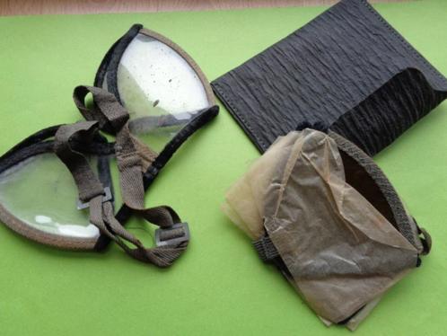Set stofbrillen WO2 , 2 stuks, Verzamelen, Militaria | Tweede Wereldoorlog, Landmacht, Overige typen, Ophalen of Verzenden