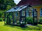 Serre de jardin Premium 10.9 Anthracite : 296 x 368 x 267 cm, Jardin & Terrasse, Serres, Aluminium, Verre, Serre, Envoi