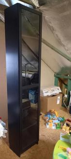 Boekenkast met glazen deur, Huis en Inrichting, Ophalen, Minder dan 50 cm, Gebruikt, 25 tot 50 cm