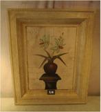 Mooi Geschilderd Werk 'Bloemen in Pot' - 62x50, Antiek en Kunst, Ophalen of Verzenden