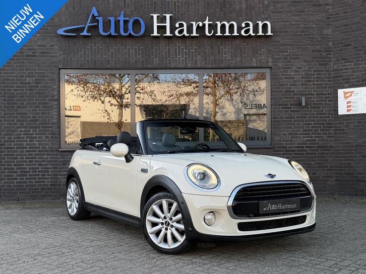 MINI Cooper Cabrio 1.5 Chili LEDER|LED|NAVI|STOELVERWARMING, Auto's, Mini, Bedrijf, Cabrio, ABS, Adaptieve lichten, Airbags, Alarm