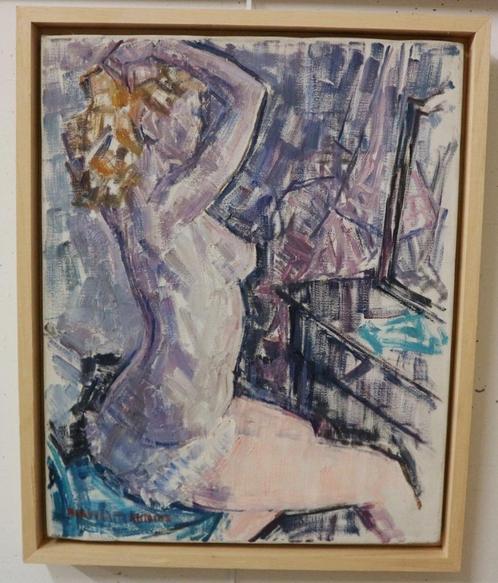 Marguerite ANTOINE, aan de kaptafel, Antiek en Kunst, Kunst | Schilderijen | Klassiek, Ophalen of Verzenden
