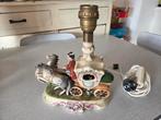 Oude Sitzendorf porseleinen lamp, Antiek en Kunst, Ophalen of Verzenden