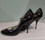 660C* Casadei - vintage zwarte pumps van lakleer (40), Kleding | Dames, Schoenen, Pumps, CASADEI, Verzenden, Zwart