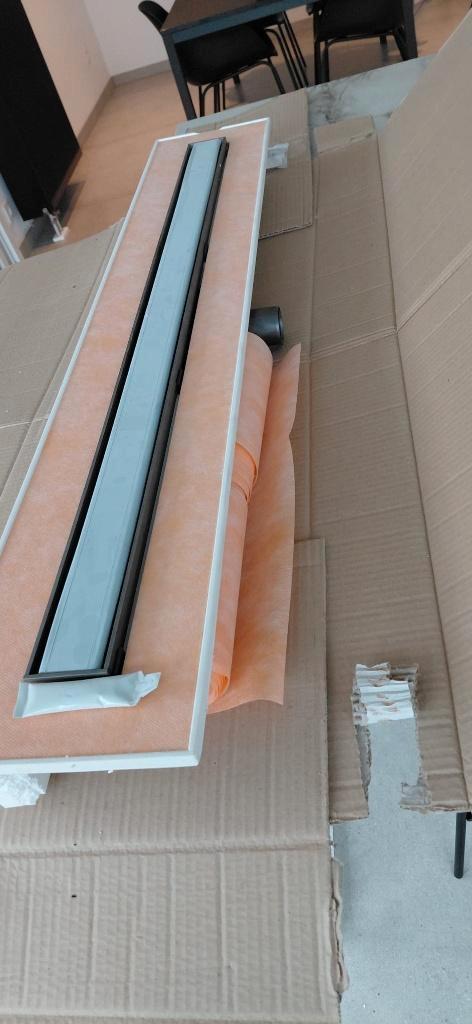 Carrodrain 900 douchegoot, Bricolage & Construction, Sanitaire, Neuf, Douche, Inox, Enlèvement