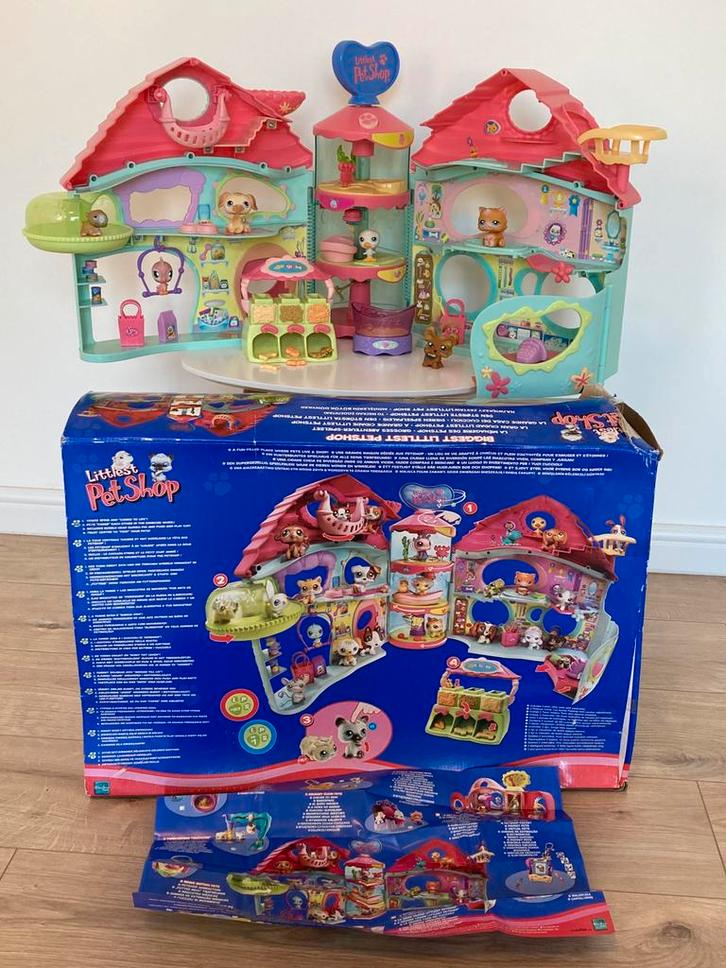 Littlest Pet Shop Speelhuis, Kinderen en Baby's, Speelgoed | Overig, Zo goed als nieuw, Ophalen