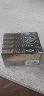 Sealed nieuwe cassettes Maxell XLII 90. Nog in verpakking, Cd's en Dvd's, Cassettebandjes, Ophalen, Zo goed als nieuw