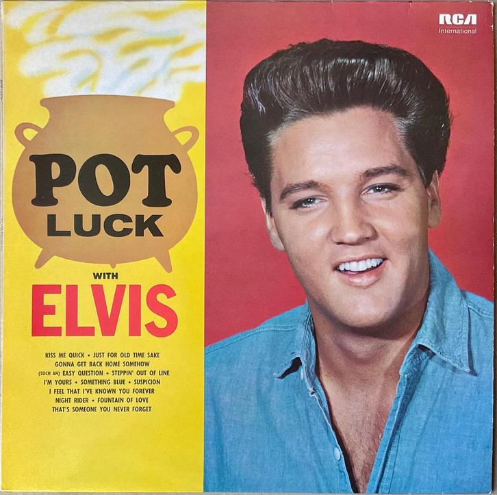 Vinyle « Pot Luck » d'Elvis Presley, Royaume-Uni, 1981, CD & DVD, Vinyles | Rock, Comme neuf, Pop rock, 12 pouces, Envoi