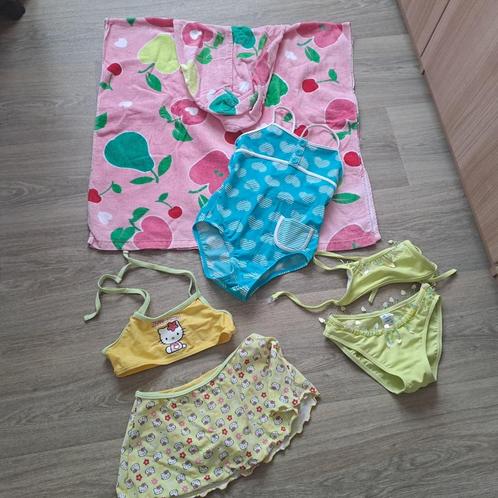 pakketje zwemkleding, maat 110, Kinderen en Baby's, Kinderkleding | Maat 110, Gebruikt, Meisje, Sport- of Zwemkleding, Ophalen of Verzenden