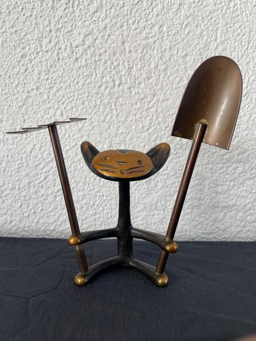 Walter Bosse – kamerplantensetje – Kat, Antiek en Kunst, Antiek | Brons en Koper, Ophalen of Verzenden
