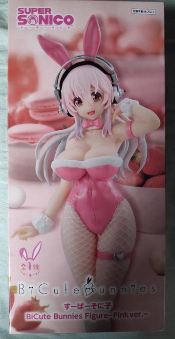 Super Sonico Bicute Bunny Pink Version (nieuw en ongeopend)