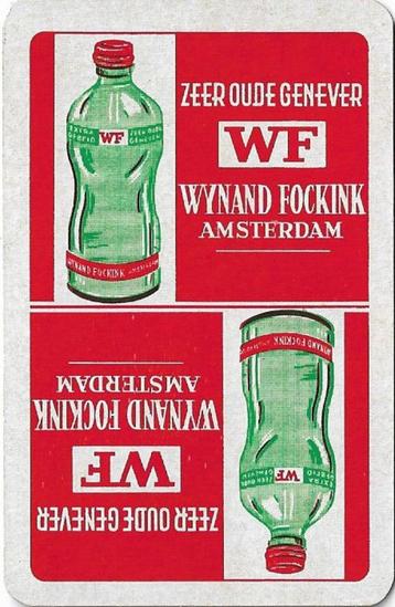 Joker met WYNAND FOCKINK Jenever / Distilleerderij reclame 2 beschikbaar voor biedingen