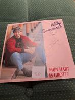 Gehandtekende single : Willy Sommers - mijn hart is groter, Cd's en Dvd's, Vinyl | Nederlandstalig, Ophalen of Verzenden, Zo goed als nieuw