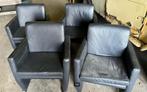 fauteuil 4 stuks leder, Ophalen, Gebruikt, Minder dan 75 cm, Leer