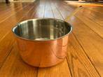 Grote Zware koperen pot met steel., Ophalen of Verzenden, Inox