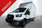 Ford Transit 350E 2.0TD 130pk 96kW M6 RWD Trend HD Meubelbak, 4 cilinders, 2800 kg, Wit, Nieuw