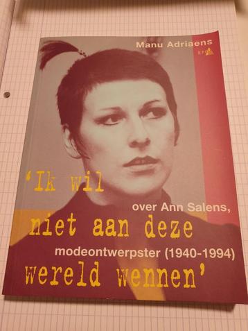 Modeontwerpster Ann Salens 1940-1994 EPO met foto's 