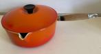 Le Creuset 22 Vintage gietijzeren braadpan met tuit, Gebruikt, Gietijzer, Keramische plaat, Ophalen