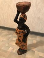 Houten Congolese vrouw, Antiek en Kunst, Ophalen