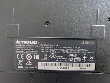 Lenovo Ultra Dock 40A2 beschikbaar voor biedingen
