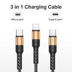 Multi Charger Kabel | GRATIS LEVERING, Audio, Tv en Foto, Audiokabels en Televisiekabels, -, Verzenden, -, Nieuw