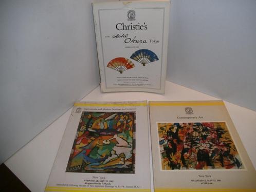 Boek-Lot van 3 kunstveilingcatalogi Christie's, Livres, Art & Culture | Arts plastiques, Comme neuf, Peinture et dessin, Enlèvement ou Envoi