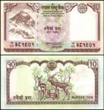 Nepal 10 rupee 2008 UNC (Neuf), Enlèvement ou Envoi, Asie du Sud, Série