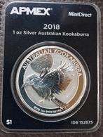 1 oz.999 zilver kookaburra 2018, Postzegels en Munten, Munten | Oceanië, Ophalen of Verzenden, Losse munt, Zilver