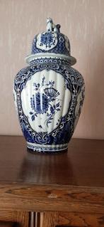 Vaas, Ophalen, Gebruikt, Blauw, Aardewerk of Porselein