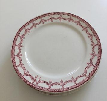 Set 4 Kleine Keramische Borden Boch Frères Decor NEY 8€/set