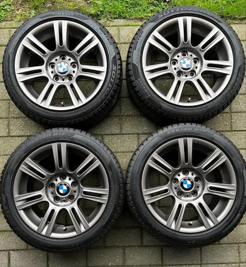 BMW 3 serie E90 17 inch M velgen 194 + Winterbanden Pirelli, Auto-onderdelen, Banden en Velgen, Velg(en), Winterbanden, 17 inch