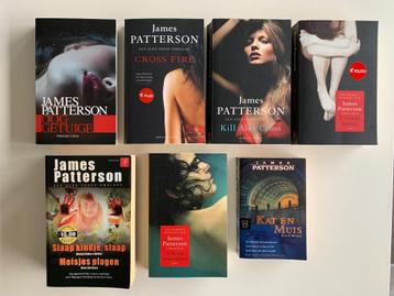 7 x James Patterson, in perfecte staat