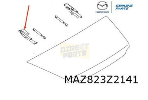 Mazda MX-5 achterklepscharnier Links (hard top) (ND) (4/15-), Autos : Pièces & Accessoires, Carrosserie & Tôlerie, Haillon arrière