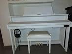 Piano casio hybride met bankje, Muziek en Instrumenten, Ophalen, Zo goed als nieuw, Wit, Piano