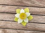 Bougie verte avec support fleur, Ophalen