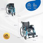 fauteuil roulant | pliable et léger | bleu | Nouveau, Divers, Chaises roulantes, Neuf, -, -, Mobiclinic