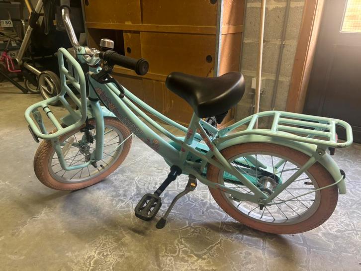 Leuke 16 inch kinderfiets te koop!, Vélos & Vélomoteurs, Vélos | Filles, Utilisé, 16 pouces, Frein à main, Enlèvement