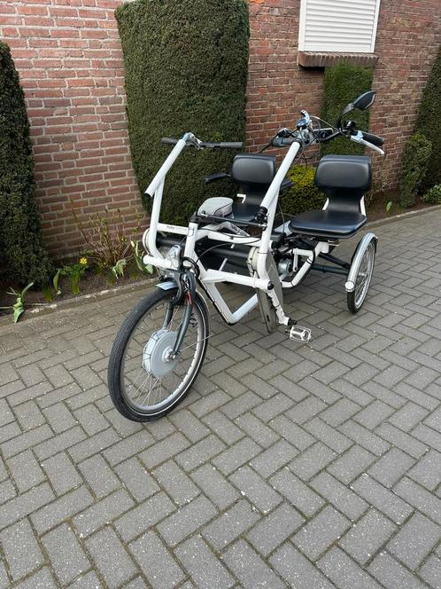 Huka Orthros Duofiets Direct Drive Ondst. i.z.g.s. 6 mnd gar, Fietsen en Brommers, Fietsen | Driewielfietsen, Zo goed als nieuw